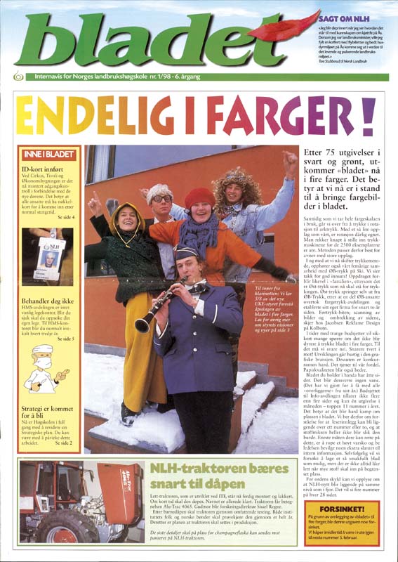 bladet forside